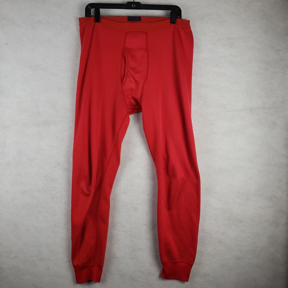Vintage Patagonia Men's L Capilene Baselayer Thermal Pant Bright Red Ski Outdoor